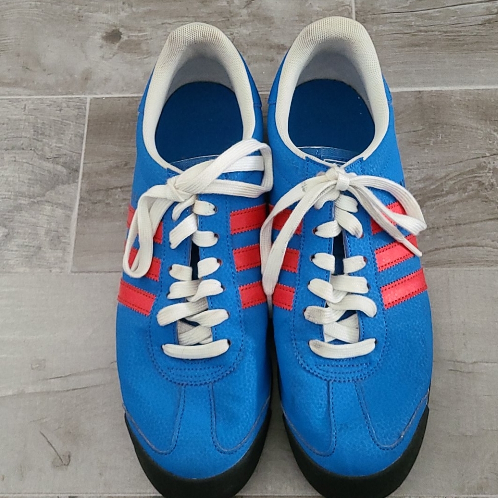 Adidas® Samoa Blue Casual Sneakers Sz10